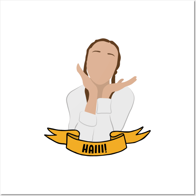 Emma Chamberlain - Hai! Wall Art by mynameisliana